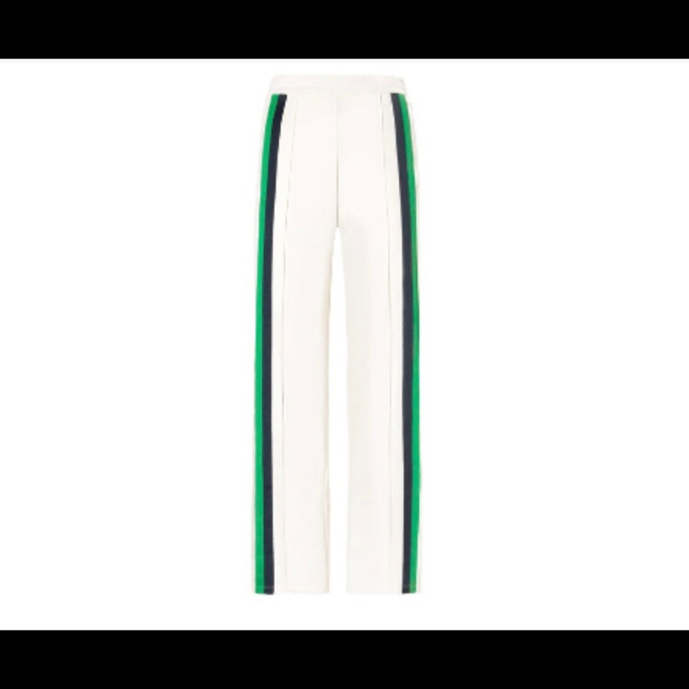 Tory Sport Double-stripe Wide-leg track pant NWT